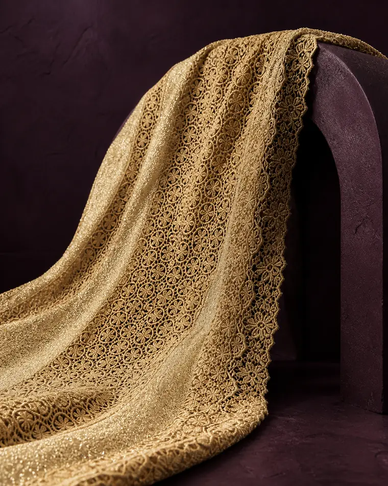 Guipure Filtex Gold, guipure dorée